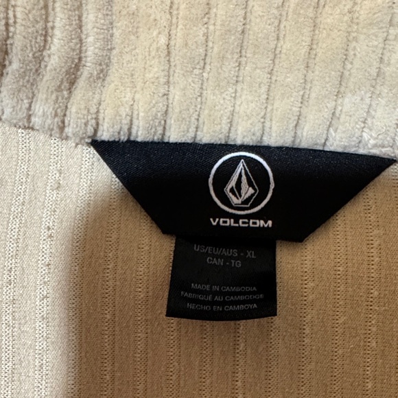 Volcom Tan Utility Jacket - Picture 2 of 3